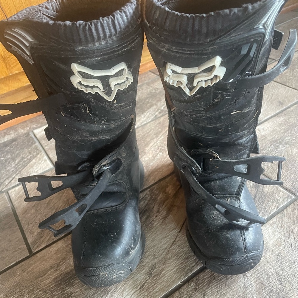 Comp 3 fox racing youth size 2 riding boots